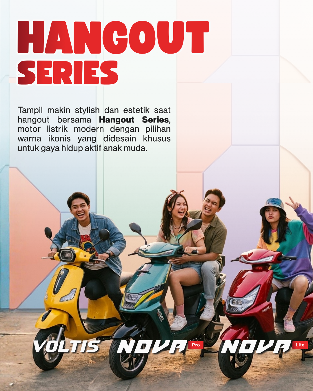 DIBAO Hangout Series — motor listrik stylish untuk gaya hidup aktif