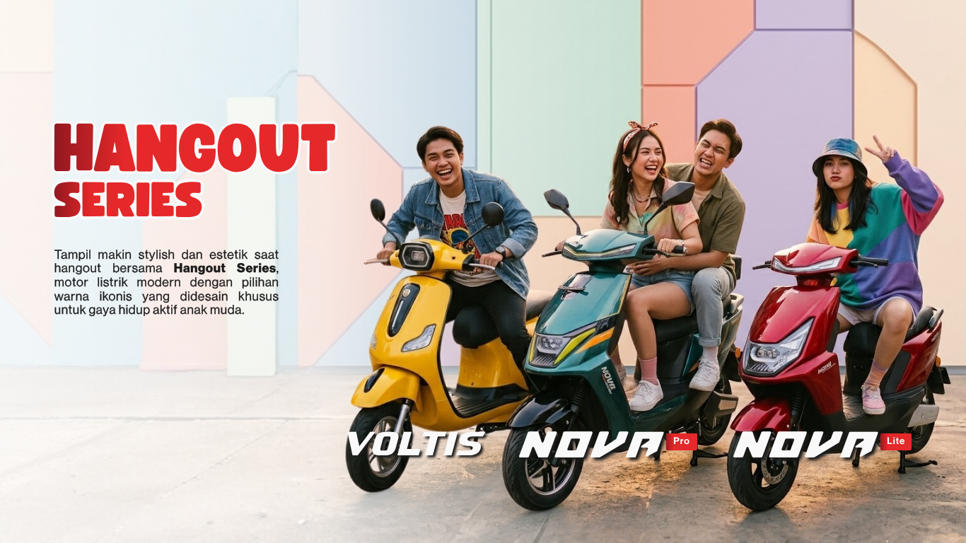DIBAO Hangout Series — motor listrik stylish untuk gaya hidup aktif